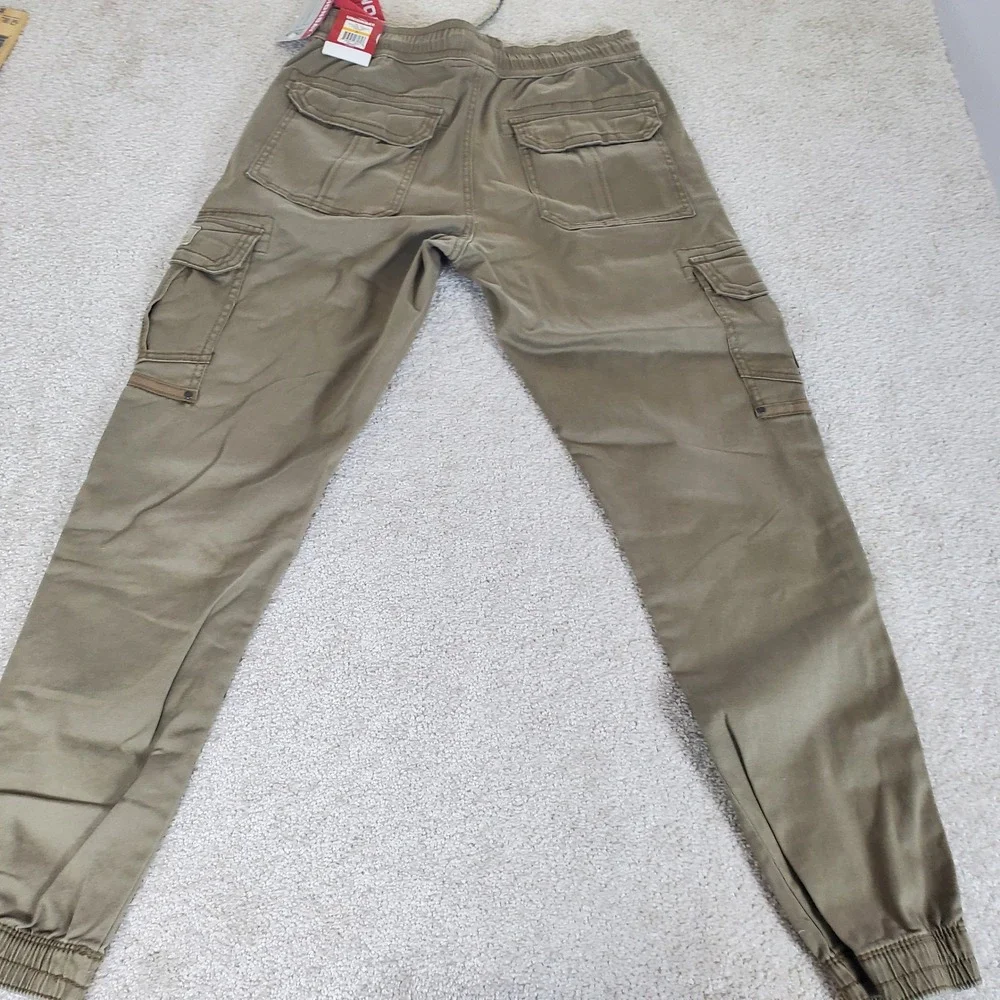 Unionbay CargoJogger Pants Men's Small Khaki Tan Pull-On